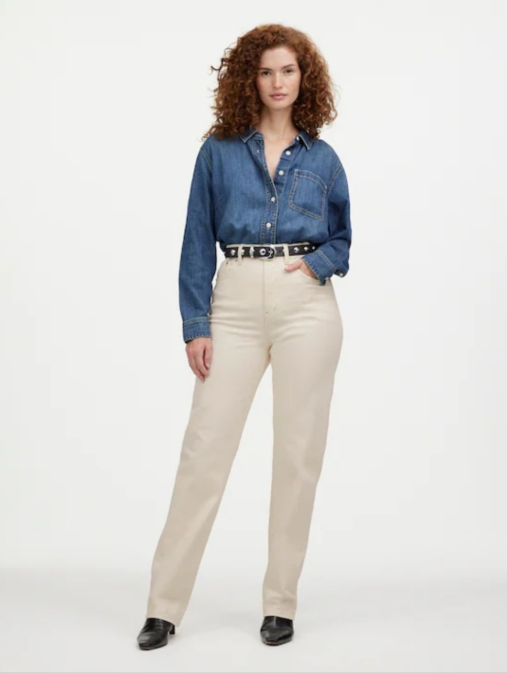 Madewell The 90's Straight Leg Jeans In‎ Vintage Canvas Comfort Stretch